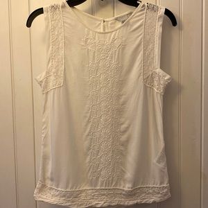 Women's White Tank Top Size 4